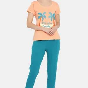 Cotton Pyjama set - Orange