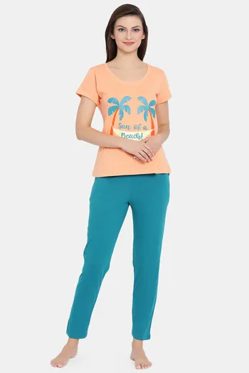 Cotton Pyjama set - Orange