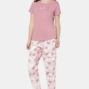 Joyful Jingles Knit Cotton Pyjama Set - Polignac